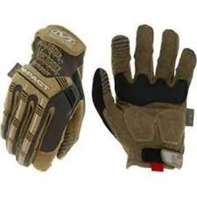Mechanix Wear M-Pact Brown Tactical Impact Resistant Gloves MPT-72-010 Large • $28.99