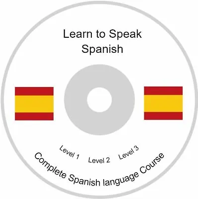 Learn In Your Car Or At Home - Complete Spanish Course - Level 1 2 & 3_CD_DVD • £5.99