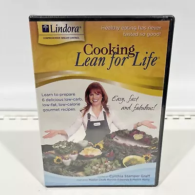 Cooking Lean For Life DVD New Sealed Cynthia Stamper Graff 🍀Buy 2 Get 1 Free🍀 • $4.97