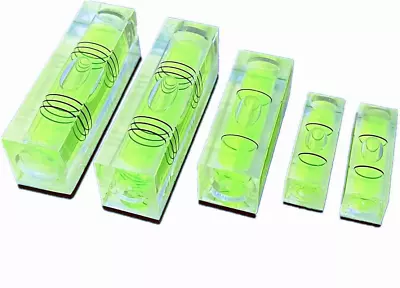 5Pcs Magnetic Small Bubble Level Set - Square Spirit Levels - Measuring Tools • $11.83