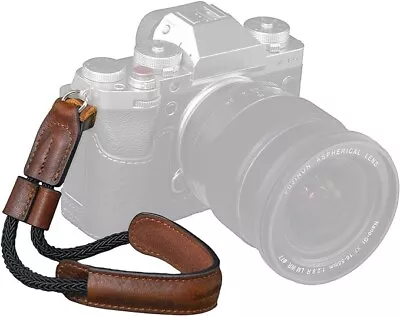 Smallrig Camera Wrist Strap Vintage Leather Camera Hand Strap DSLR SLR Mirrorle • $33.70