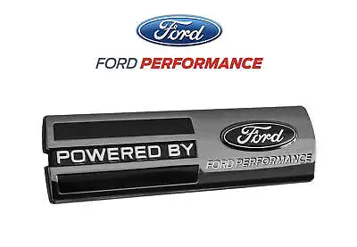 OEM Powered By Ford Performance 5.5  Fender Emblem Badge Two Tone Black • $69.95