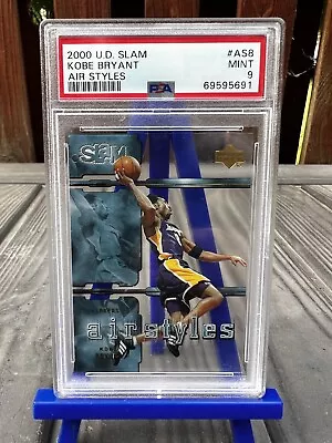 2000 UD Slam Upper Deck Kobe Bryant #as8 Air Styles LA Lakers PSA 9 HoF ￼ Legend • $75