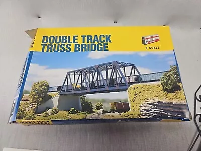 New Walthers 933-3242 Double-Track Truss Bridge Kit N Scale Train Opened Box • $25