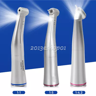 Dental 1:1 1:5 1:4.2 LED Fiber Optic Contra Angle Increasing Handpiece • $79.11