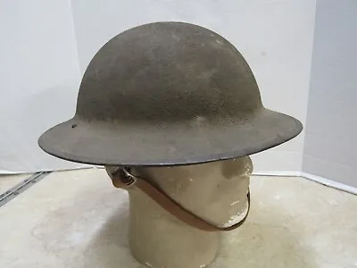 US WW1 M1917 Helmet Complete HEAT LOT ZC 238 Size 7  A.E. LITTLE Mfg • $274.95