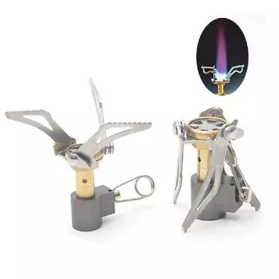 Light Weight Folding Small Mini Ultralight Outdoor Camping Cook Burner Gas Stove • $15.99