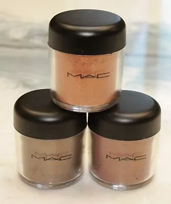 MAC Makeup Pigment Eyeshadow BROWN Light Medium Dark Frost Finish 7g Damaged • $14.95