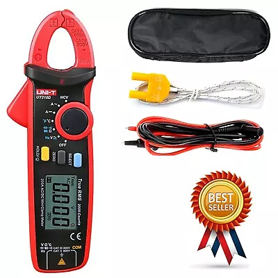 UNI-T UT210D Digital Clamp Meter Multimeter AC/DC Current Voltage Temp Tester • $69.59