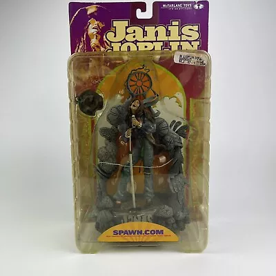 McFarlane Toys Janice Joplin Action Figure Microphone Glasses Hat 2000 • $26