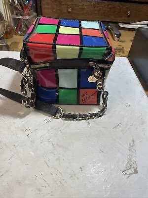 Betsey Johnson Rubik’s Cube 80s Retro Purse Bag Wristlet/crossbody RUBIX • $50