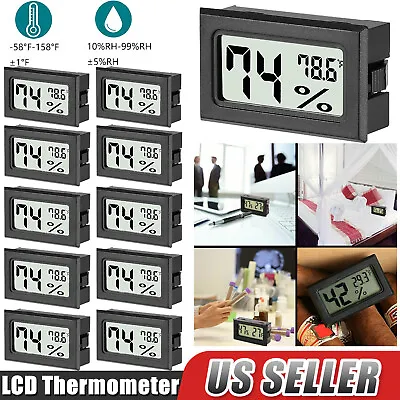 1-10 PCS Humidity Meter Mini Digital Indoor Thermometer Hygrometer Temperature  • $5.75