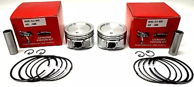 Two Piston Kits Fits Briggs & Stratton  Vanguard Engine 303777 Part # 843951 • $159.95