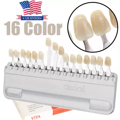 USA Shade Guide Teeth Dental Materials Durable New A1-D4 16 Colors VITA • $14.98