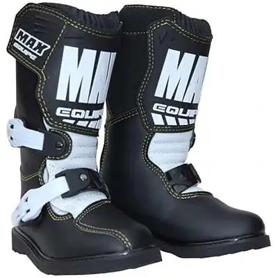 Wulfsport Kids Childrens Cub Max Motocross Quad Offroad Boots - Black • $87.02