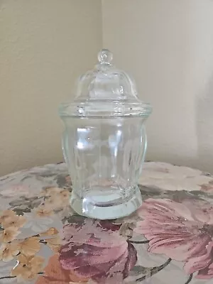 Vintage Indian Glass Apothecary Jar • $15