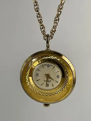 Vintage ENDURA Watch Pendant Necklace No Chain (Not Running) • $18.99