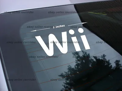 Nintendo Wii Decal Sticker Video Game Console *fs • $5.50