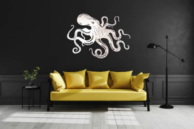 $135 • Buy Giant Kraken Wall Hanging Perfect For Beach House Pool Area Tackle Room Man Cav 
