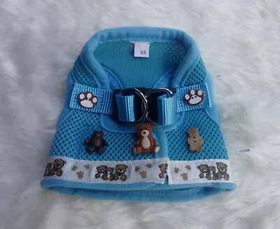 Dogs Harness Vest Size X-small Dog/chihuahua /blue Teddy Bear. LAST ONE.  • £10.99