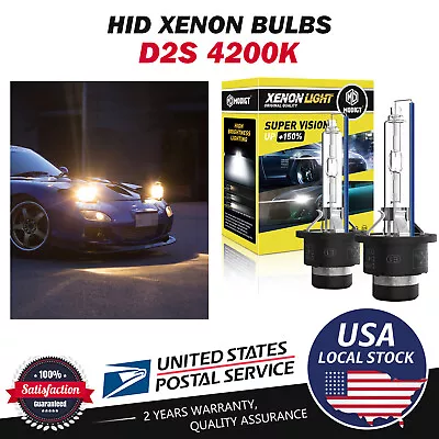 2PCS HID Xenon Replace PHILIPS D2S Bulbs 85122WX WHITE BLUE AUDI BMW VW • $19.99