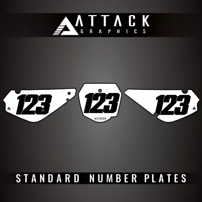 Attack Graphics Number Plate Backgrounds For Suzuki RM85 2020 • $38.96