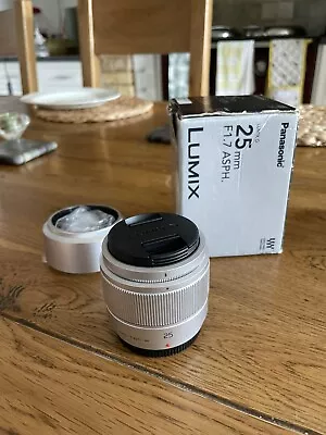 Panasonic LUMIX G 25mm F1.7 ASPH Lens • £110