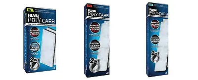 £6.99 • Buy Fluval U Series Poly Carb Replacement Cartridge Media U2 U3 U4 Carbon Filter