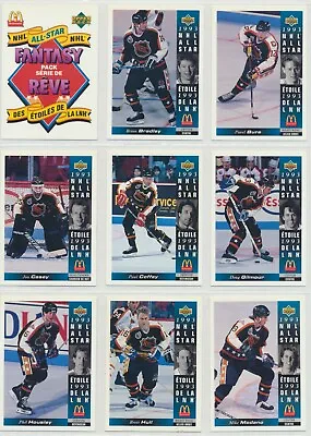 1993 NHL McDonald's Canada & Upper Deck ~ 21 Cards ~ 1993 NHL All-Stars NM/M • $8.24