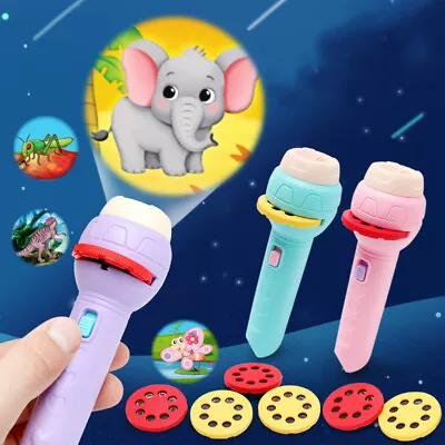 Flashlight Torch Light Children Finding Party Kids Projector Toys LED Game Gift • $13.17