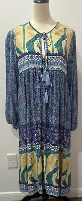 R. Vivimos Multicolor Floral Dress Mumu Size Large (16/18) • $26