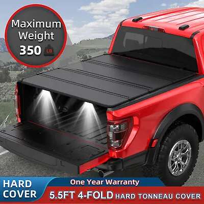 5.5FT Hard Tonneau Cover 4-Fold For 2015-2024 Ford F150 F-150 Truck Bed Cover • $369.90