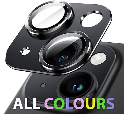 PREMIUM Camera Cover Lens IPhone 15 Plus/Pro Max Case Tempered Screen Protector • £3.95