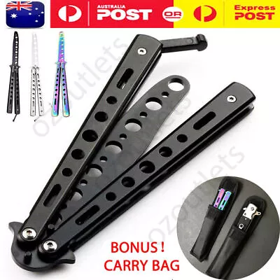 New CSGO Rainbow Butterfly Knife Metal Folding Practice Trainer Training Tool  • $6.28