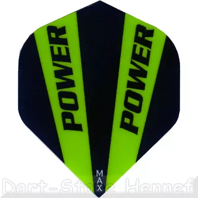£3.47 • Buy 6 Dart Flights McCoy MAX POWER, Black-Green, 150 Micron