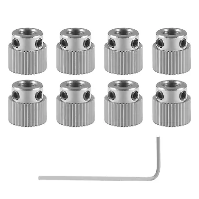 Stainless Steel Extruder Wheel Gear 36 Teeth Drive Gear 3D Printer Parts For Cre • $10.55