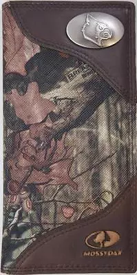 ZEP-PRO Louisville Cardinals Leather & Nylon MOSSY OAK Camo WALLET ONLY NO BOX • $44