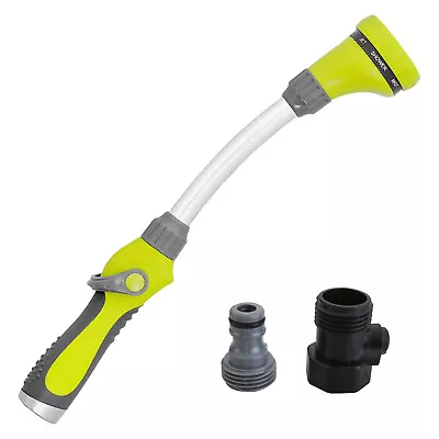 8 Function Quick Connect Garden Hose Pipe Lance Plants Water Spray Gun Car Wash  • £8.65