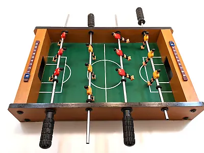 Vintage Table Top Football Soccer Game Foosball 12 Players Retro Wooden Used • $19.99