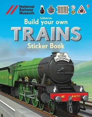 Build Your Own Trains Sticker Book Paperback By Taplin Sam (EDT) Brand New... • $12.58