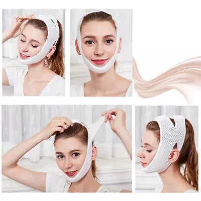$4.80 • Buy Face Lift Up Cheek Band V-Line Thin Mask Strap Bandage Lifting Slimming Belt