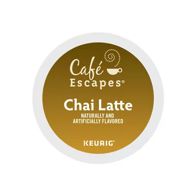 Cafe Escapes Chai Latte Keurig K-Cup Pod 96 Count • $49.99