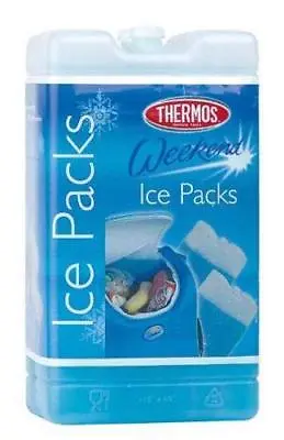 Thermos Ice Pack Twin 2 X 400g For Cool Bags Lunch Boxes • £6.99