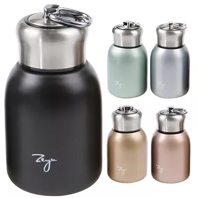 300ml Mini Coffee Vacuum Flasks Lovely Thermos Portable Travel Water Bottle Cubd • £7.67