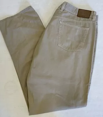 Ermenegildo Zegna Made In Italy Vintage 5-Pocket Pant In Light Khaki 38 $495 • $38