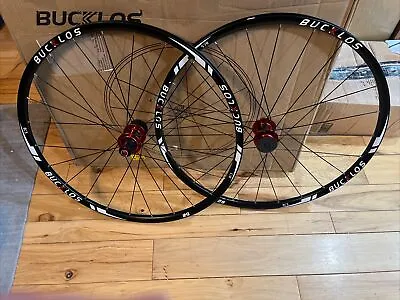 BUCKLOS Carbon Hub MTB Bike Wheels 29  Disc Brake Wheelset Clincher Rim New • $159