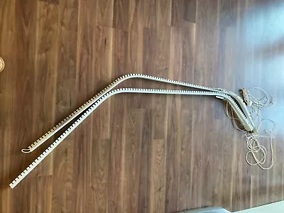 £10 • Buy Integra Discreet Corded Aluminium Curtain Track - White, Assembled 3680mm.  
