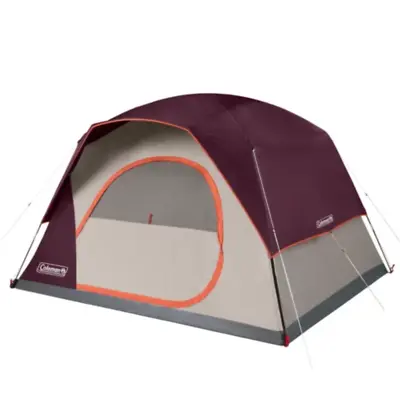 Coleman 6-Person Skydome; Camping Tent - Blackberry • $148.89