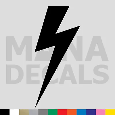 Lightning Bolt Vinyl Die Cut Decal Sticker - Shock Electric Power Charge • $2.49