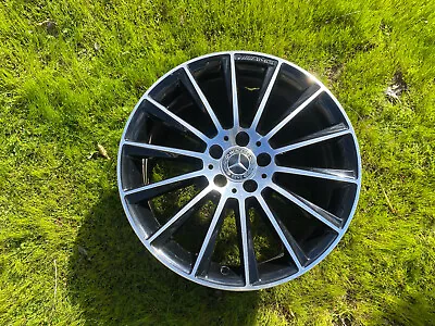 19  Mercedes C300 C300D C400 C Class Rear Wheel Rim OEM A2054011400 (Damaged) • $229.99